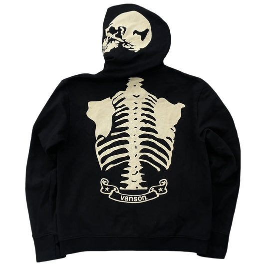 Vanson Leathers Skeleton Hoodie - XXL