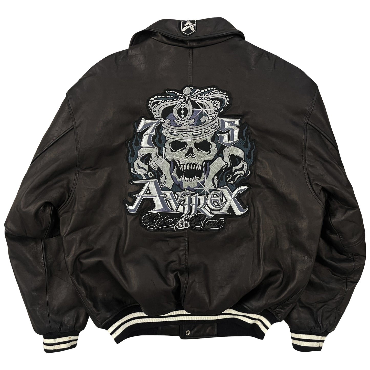 Avirex Leather Varsity Jacket