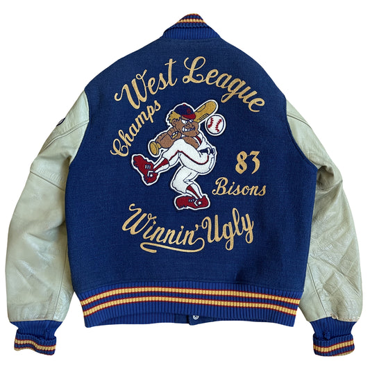 Whitesville 'Winning Ugly' Varsity Jacket - L