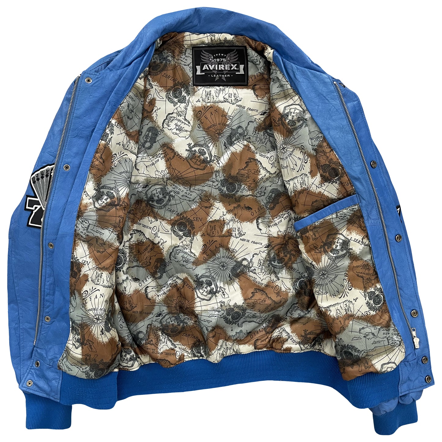 Avirex Leather Varsity Jacket