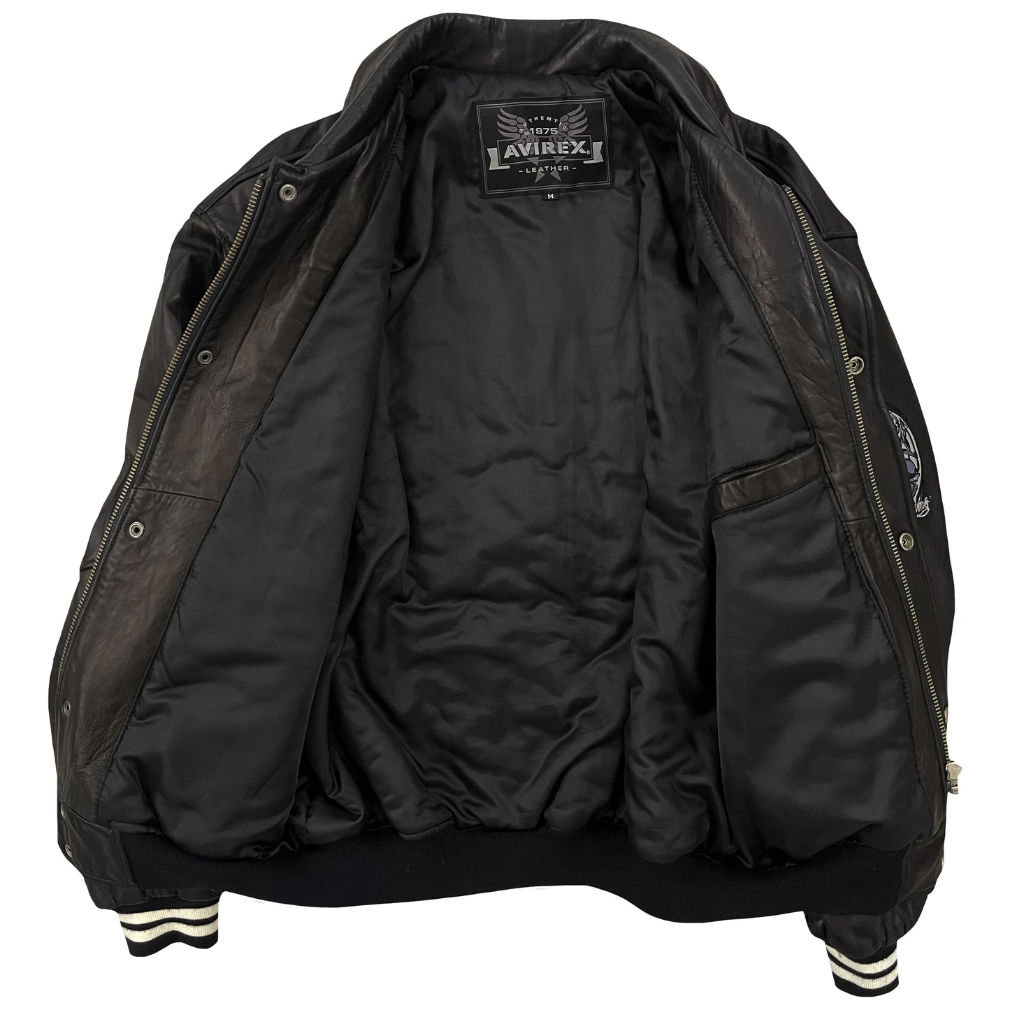 Avirex Leather Varsity Jacket