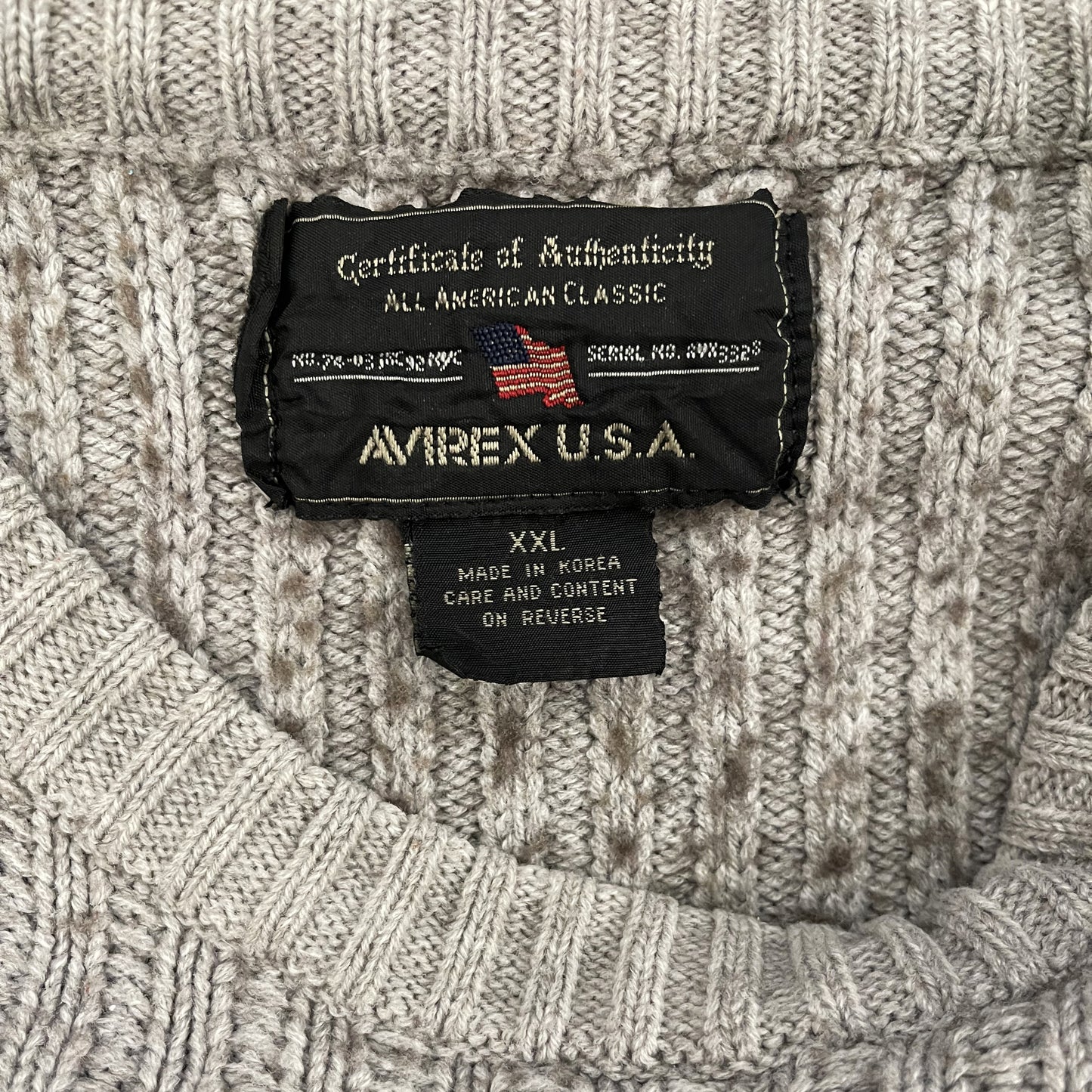 Avirex Tuskegee Airmen Knit Sweater - XXL