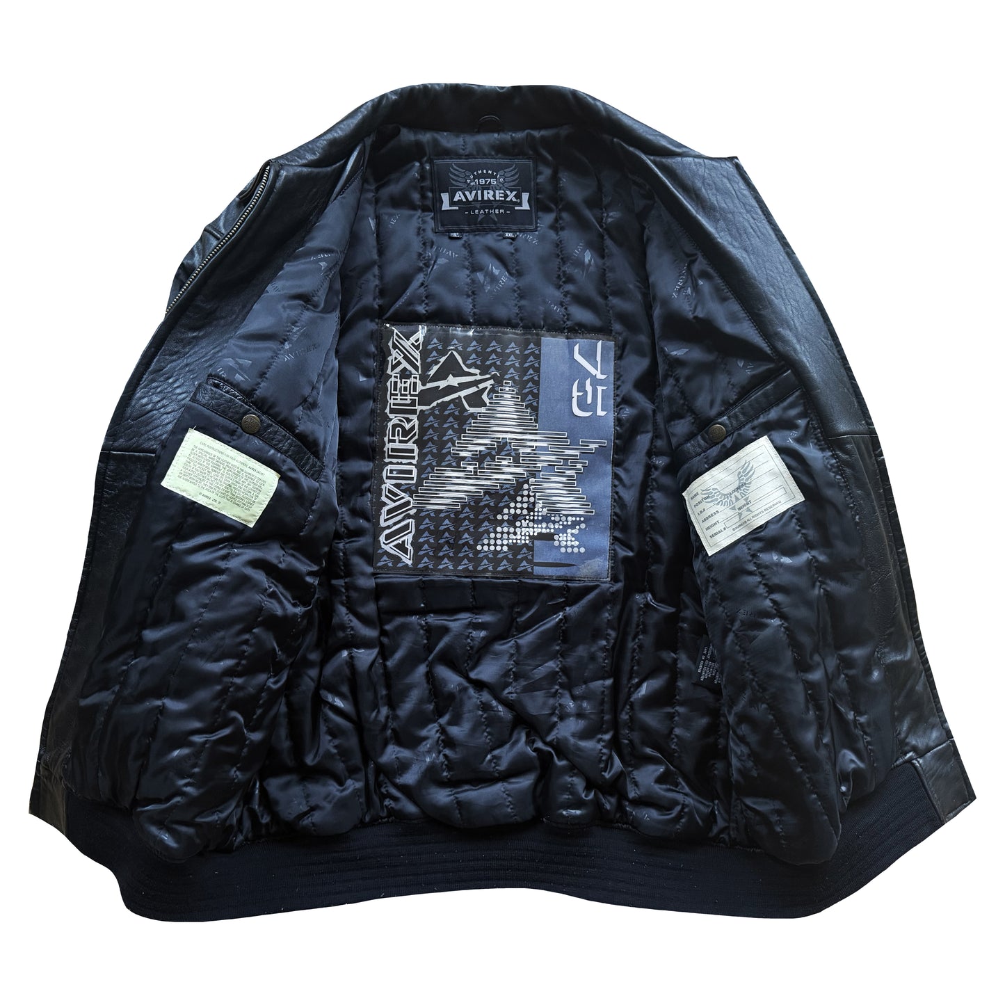 Avirex 'Kajukenbo' Martial Arts Leather Varsity Jacket - XXL