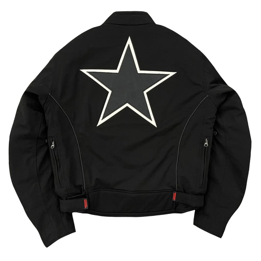 Vanson Leathers Triple Black Racing Jacket - L