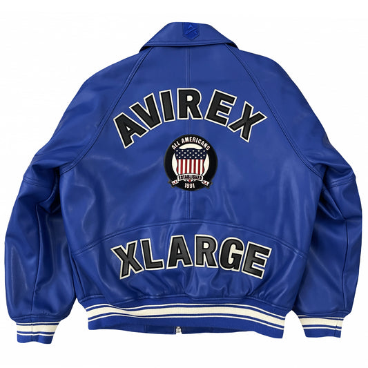 Avirex Icon Leather Varsity Jacket