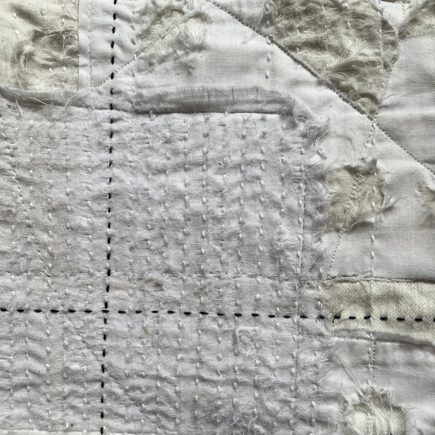 Boro Patchwork Distressed Jeans - W32"