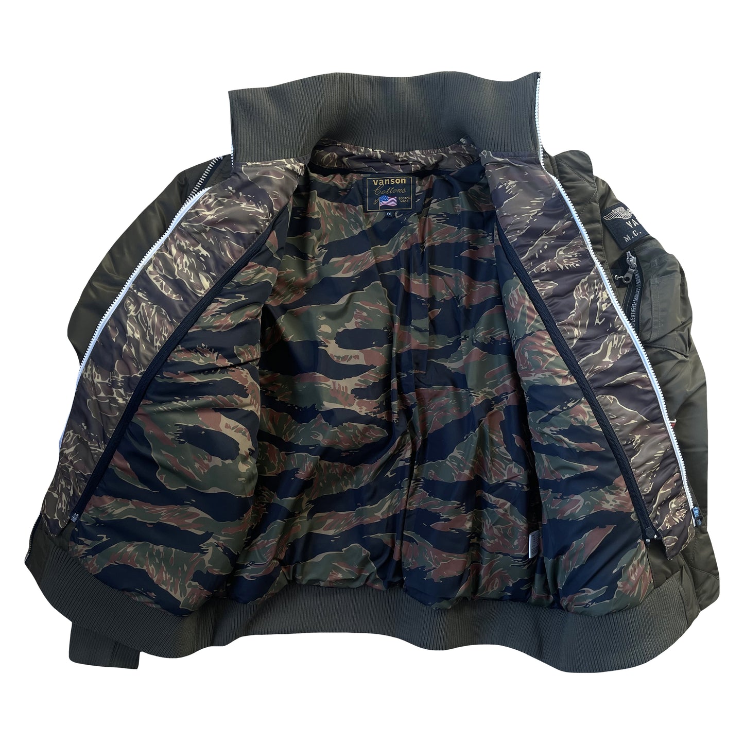 Vanson Leathers MA1 Bomber Jacket - XXL