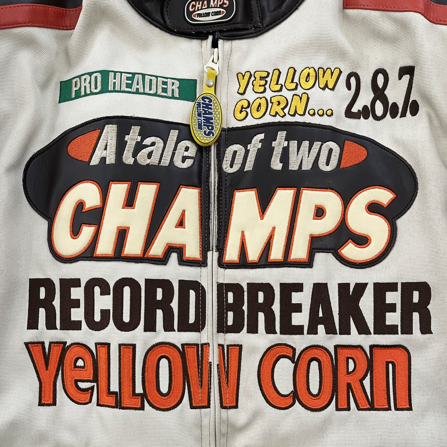 Yellow Corn Motorcycle Racer Jacket