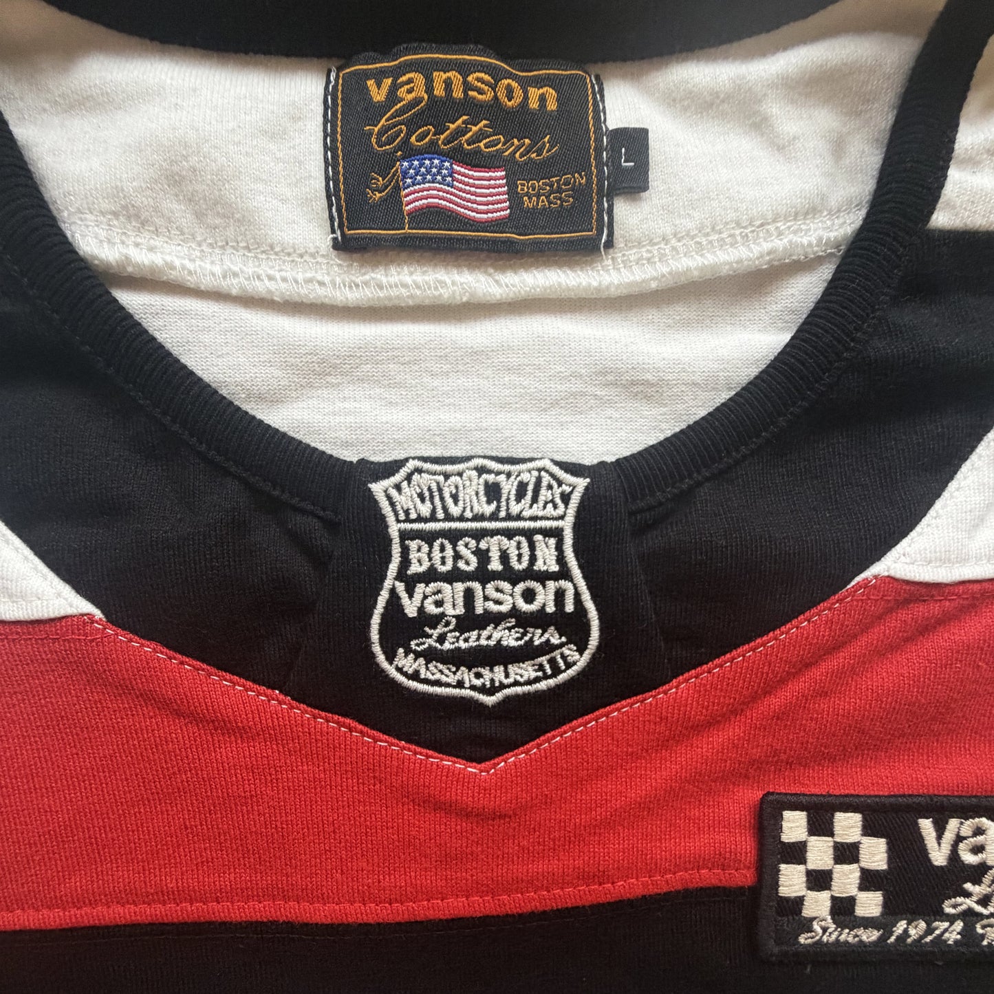 Vanson Leathers Long Sleeve Jersey - M/L