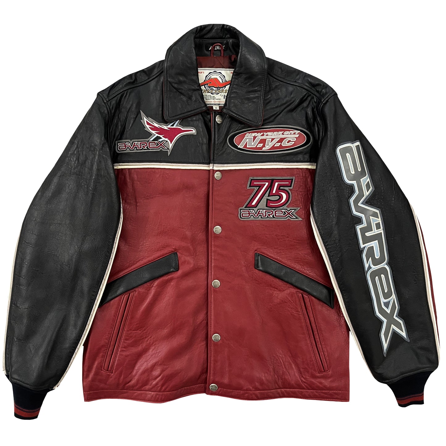 Avirex Leather Varsity Jacket