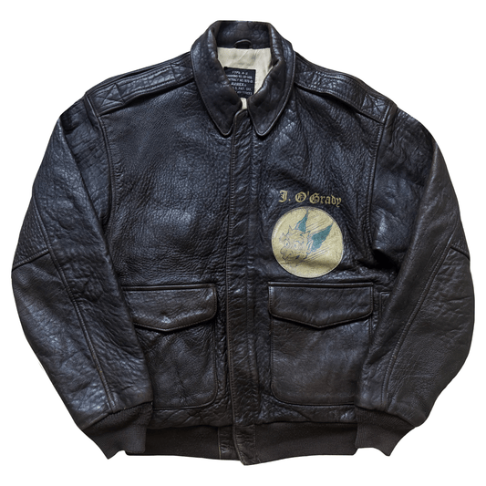 Avirex 'Saipan' 1988 A2 Leather Flight Jacket - S / M