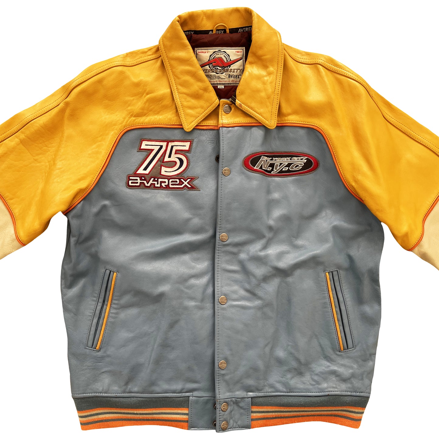 Avirex Leather Varsity Jacket