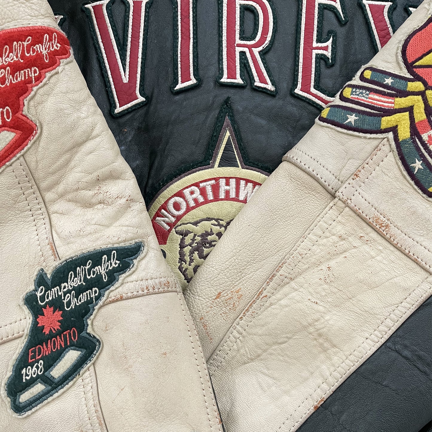 Avirex 1961 Northwest Wild Bears Leather Jacket