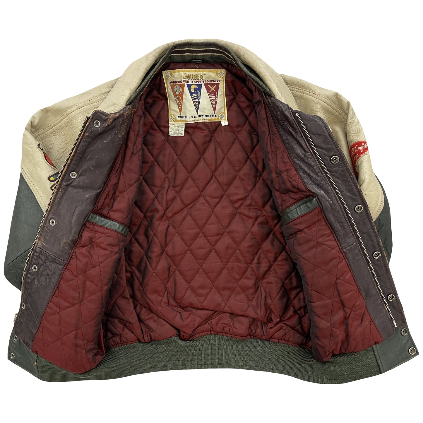 Avirex 1961 Northwest Wild Bears Leather Jacket