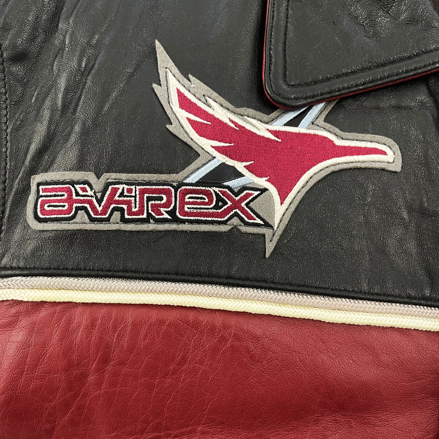 Avirex Leather Varsity Jacket