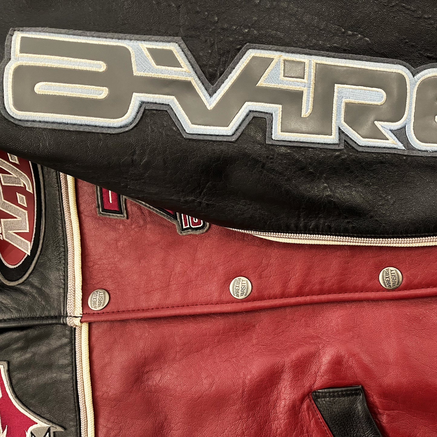 Avirex Leather Varsity Jacket