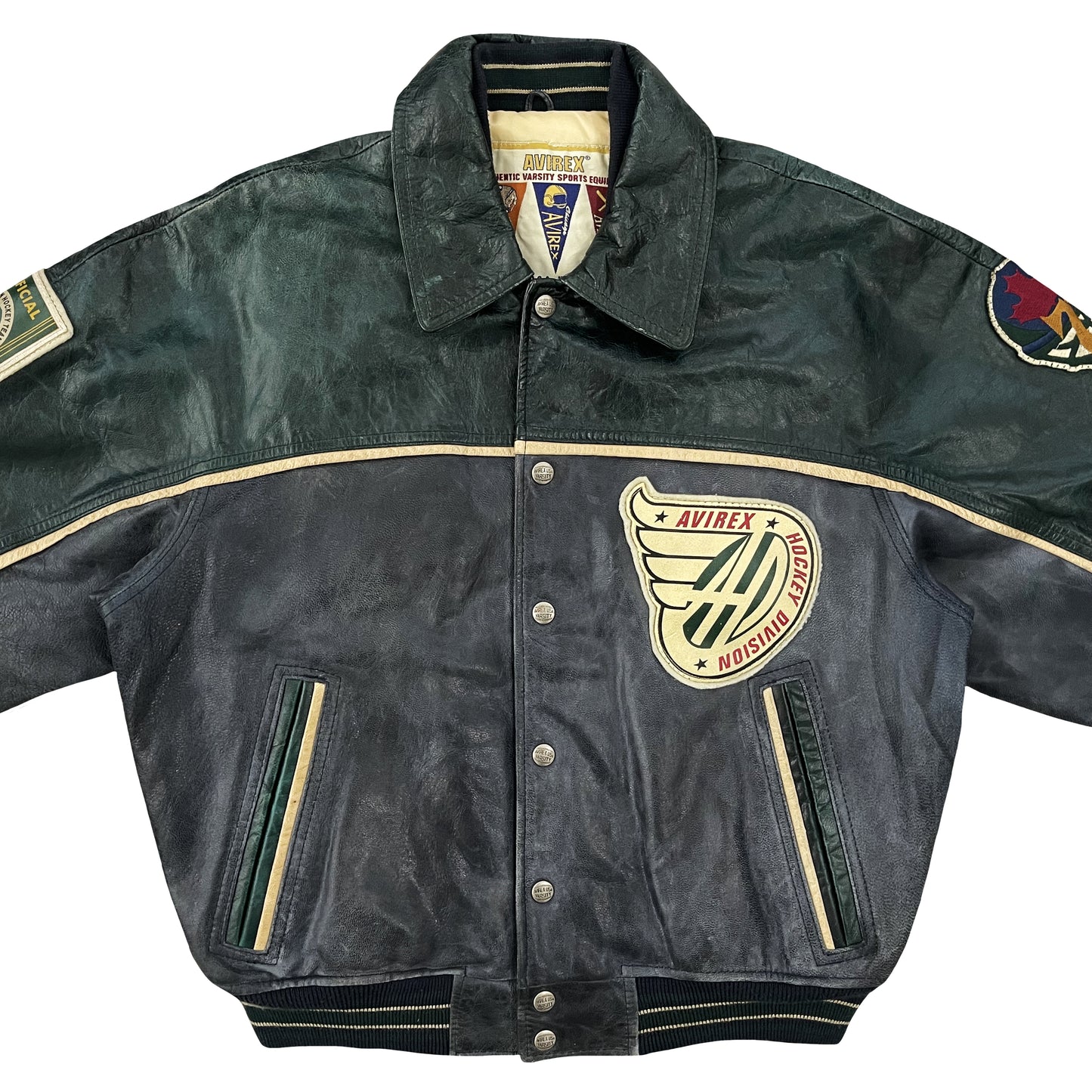 Avirex Leather Varsity Jacket