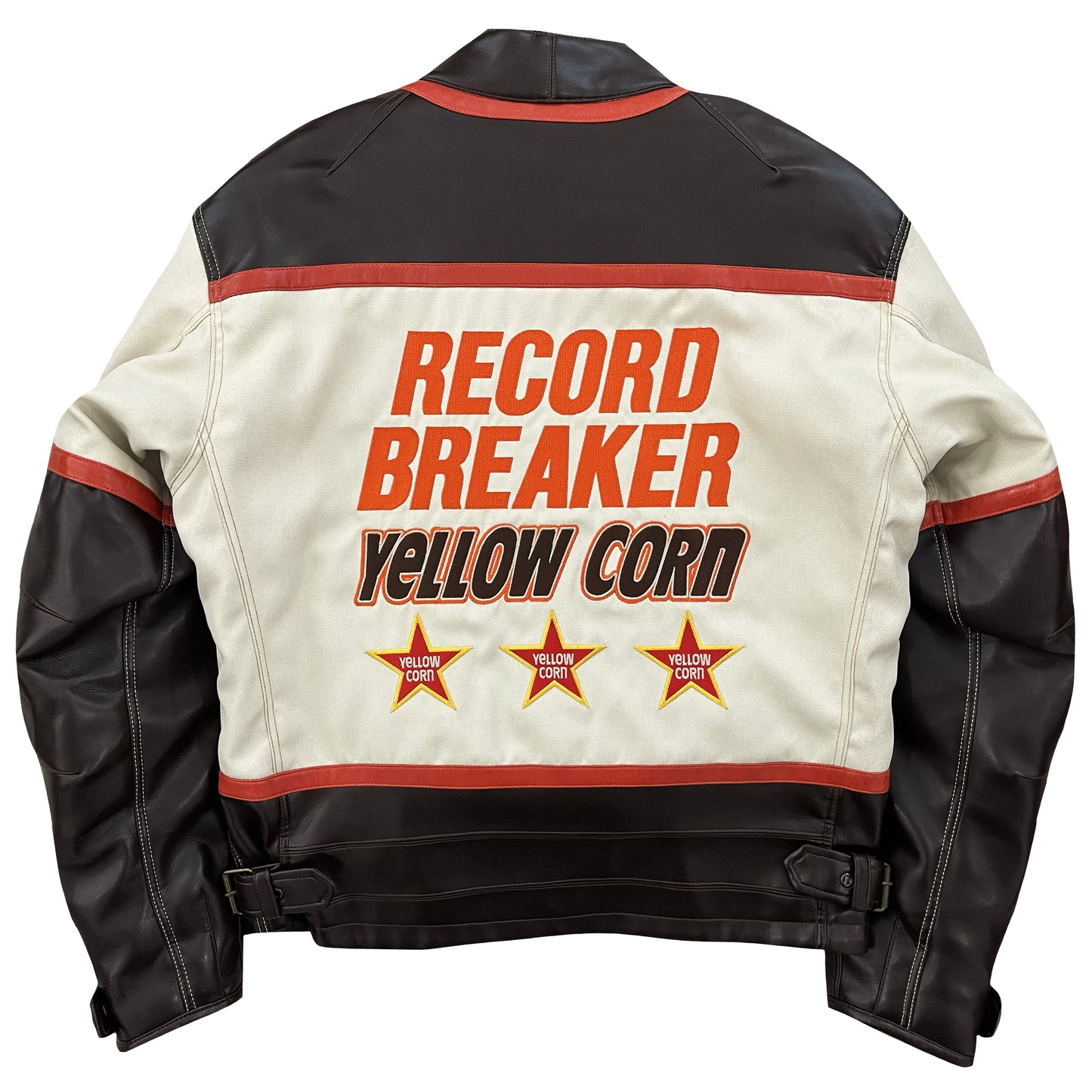 Yellow Corn Motorcycle Racer Jacket