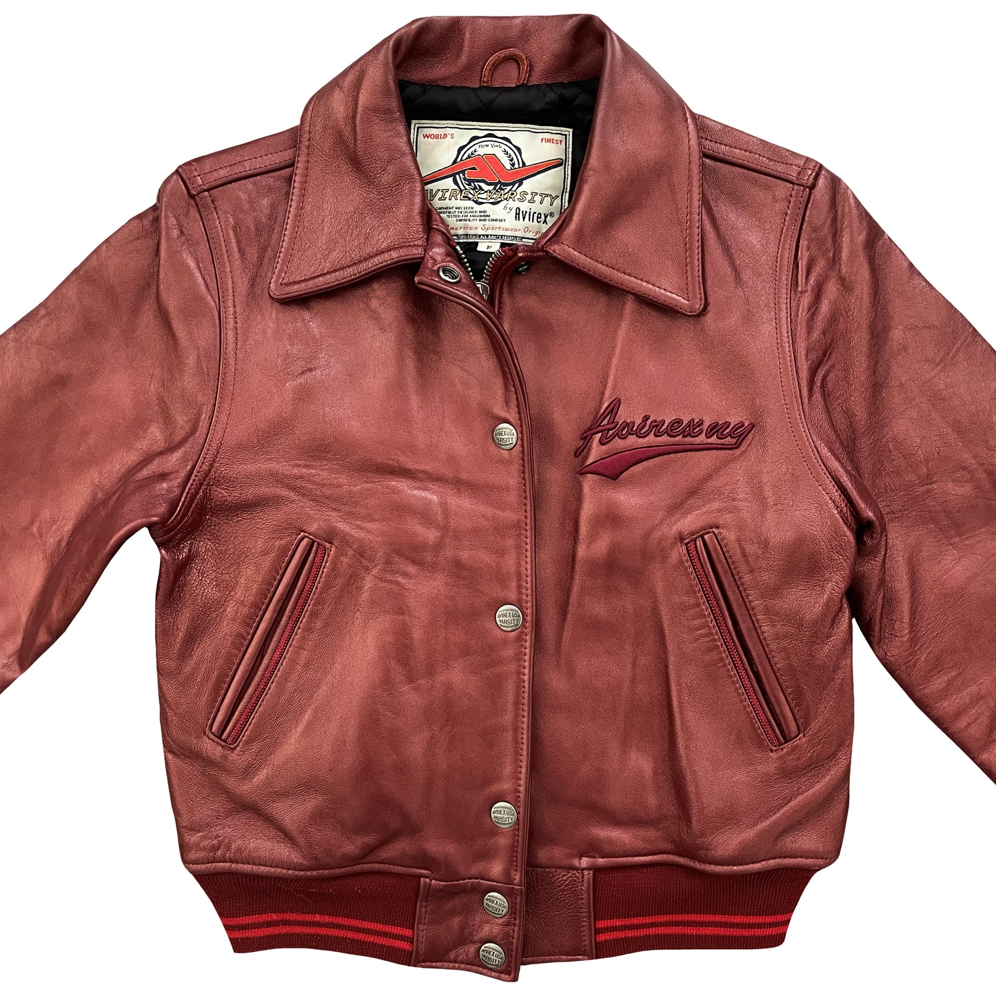 Avirex Leather Varsity Jacket