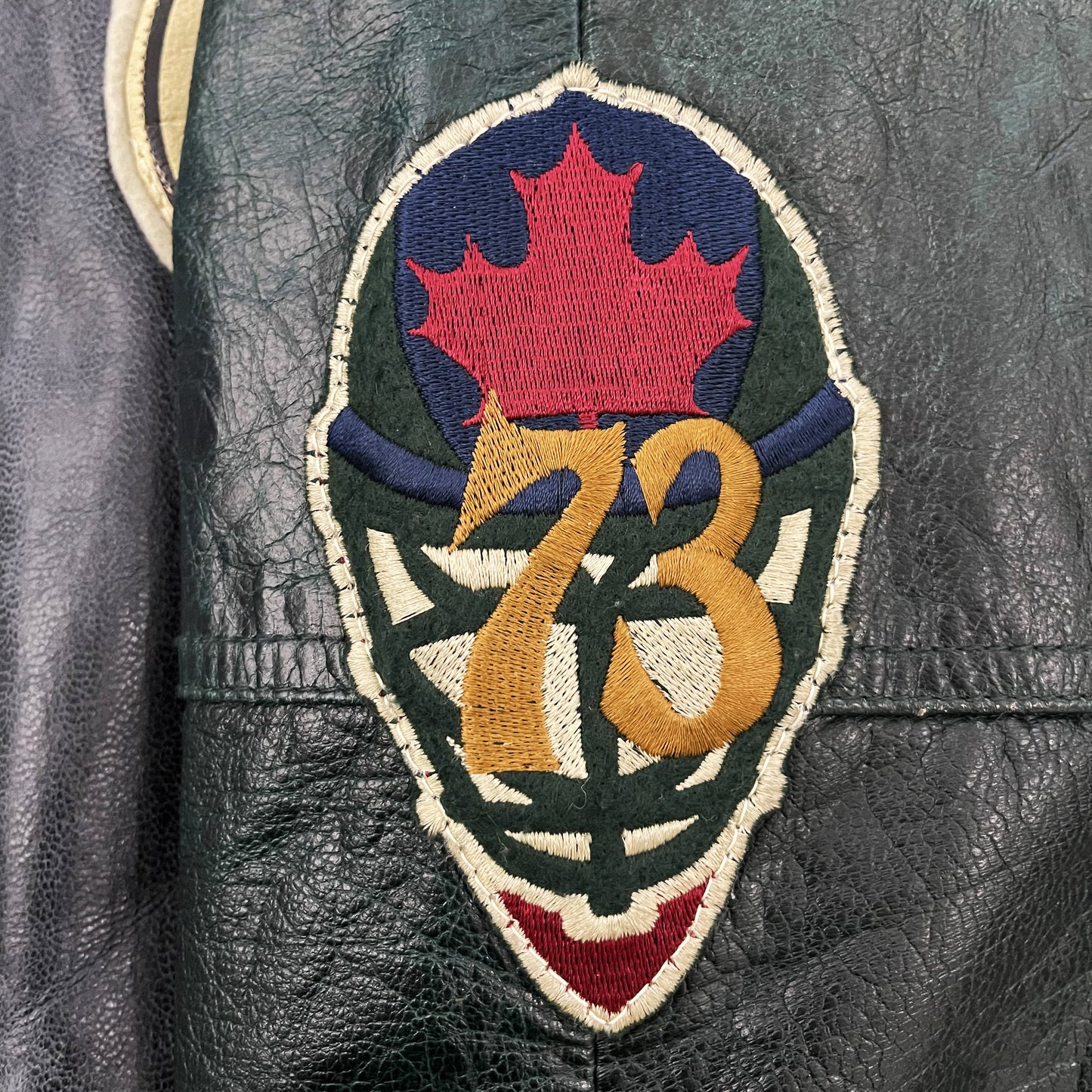 Avirex Leather Varsity Jacket
