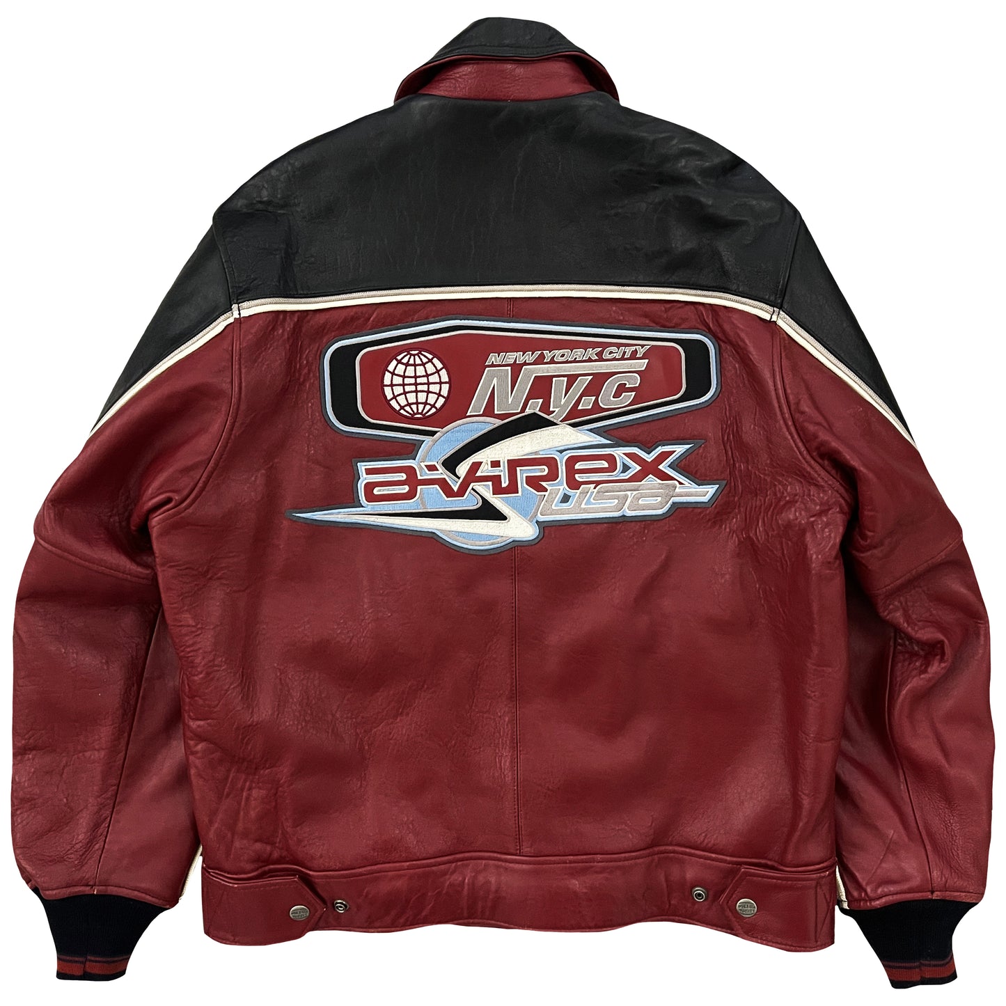 Avirex Leather Varsity Jacket