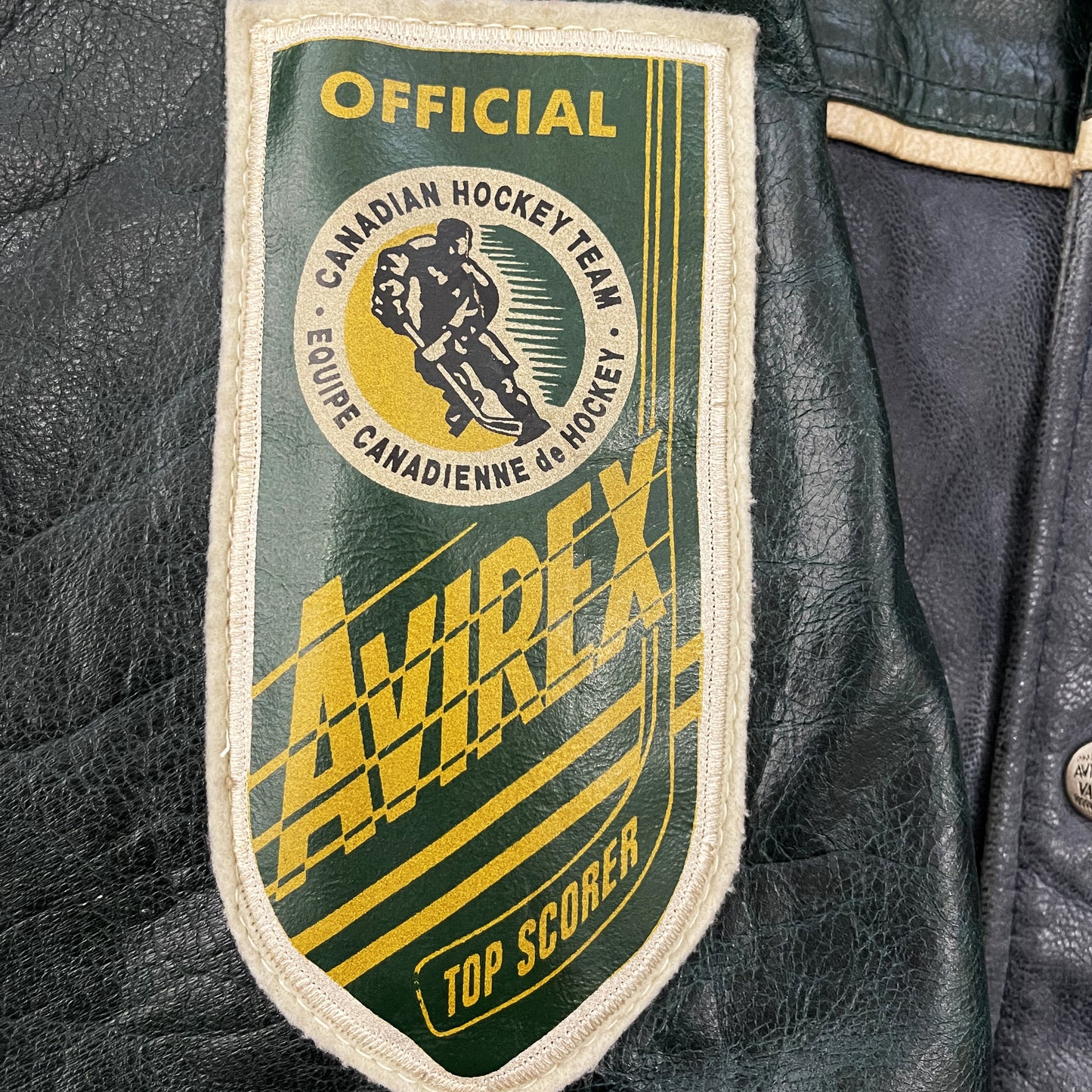 Avirex Leather Varsity Jacket