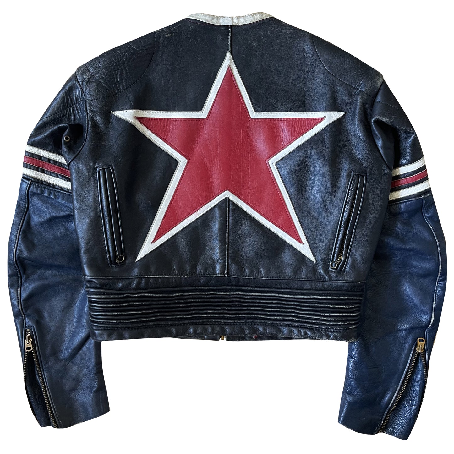 Vanson Leathers One Star Motorcycle Racer Jacket - S