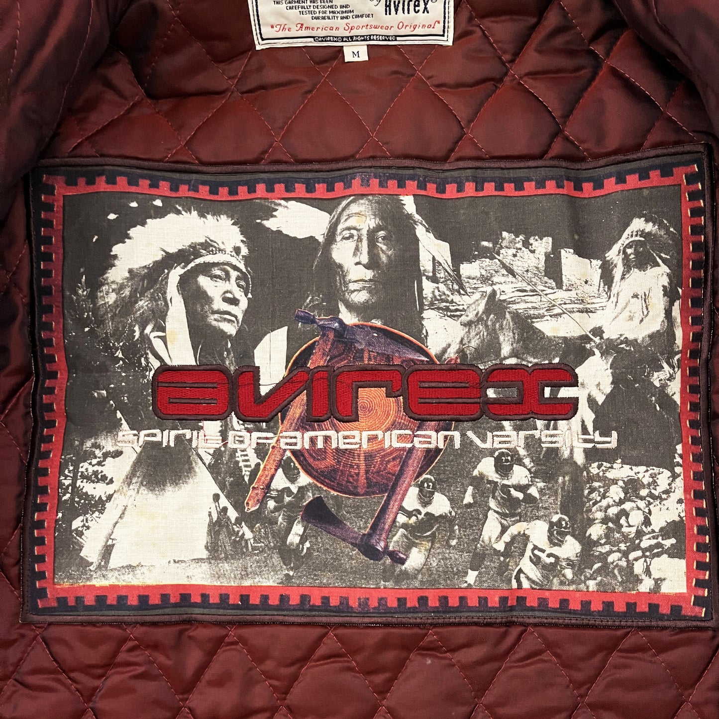 Avirex Leather Varsity Jacket