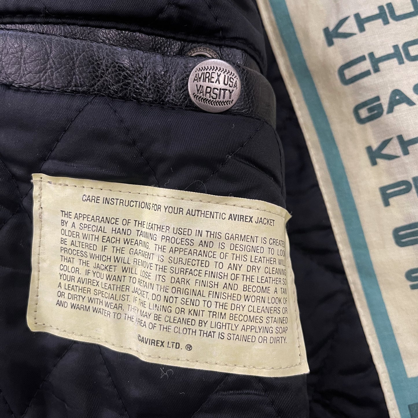 Avirex Leather Varsity Jacket