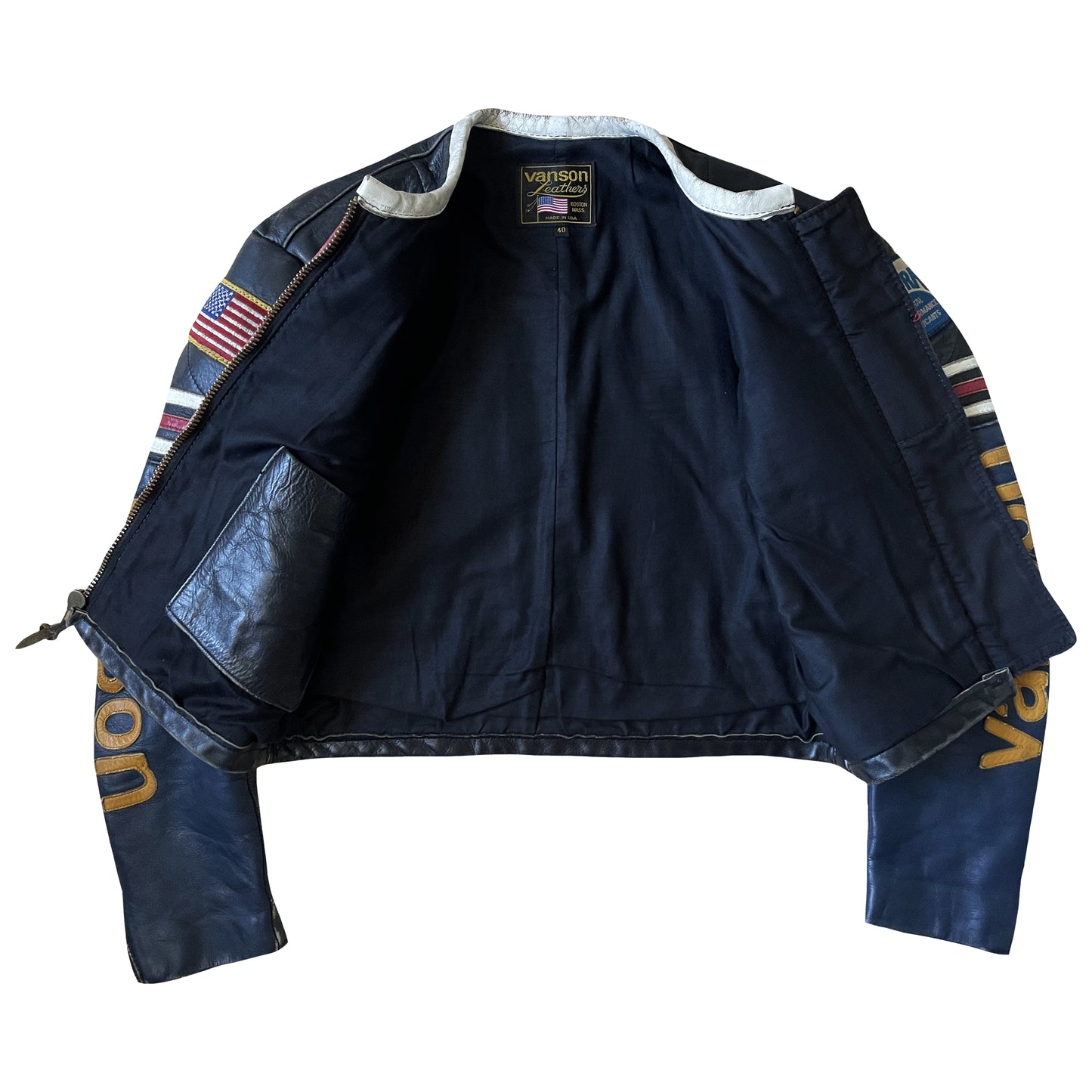 Vanson Leathers One Star Motorcycle Racer Jacket