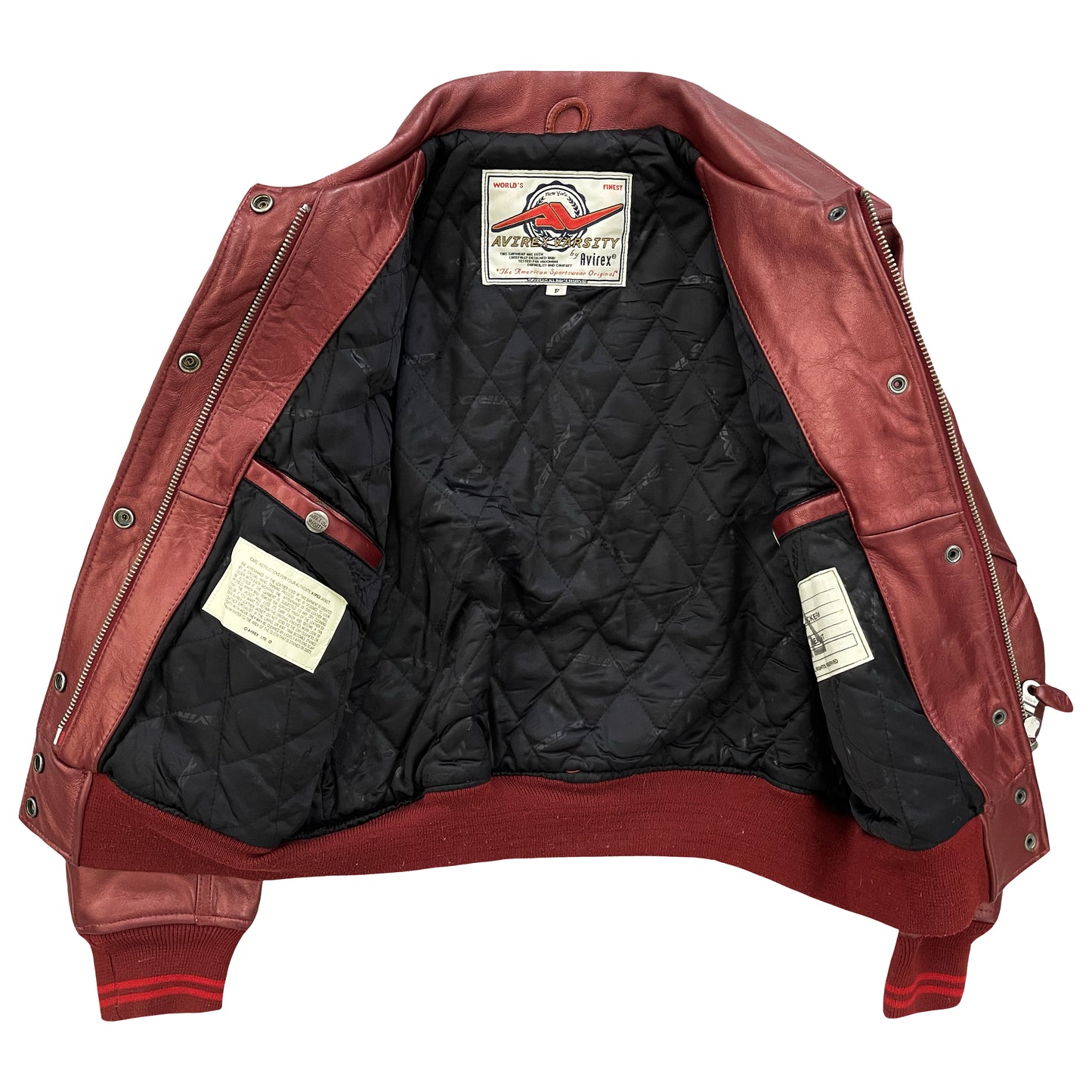 Avirex Leather Varsity Jacket