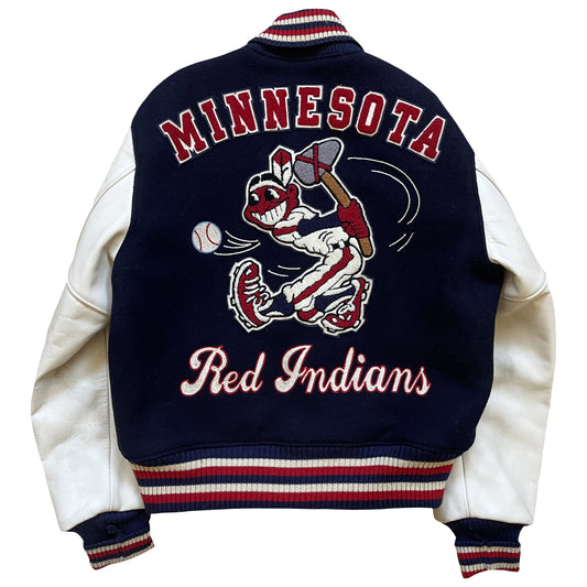 Style Eyes 'Minnesota Red Indians' Varsity Jacket - L