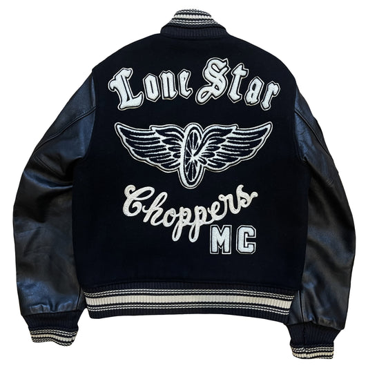 Style Eyes 'Lonestar Choppers MC' Varsity Jacket - L