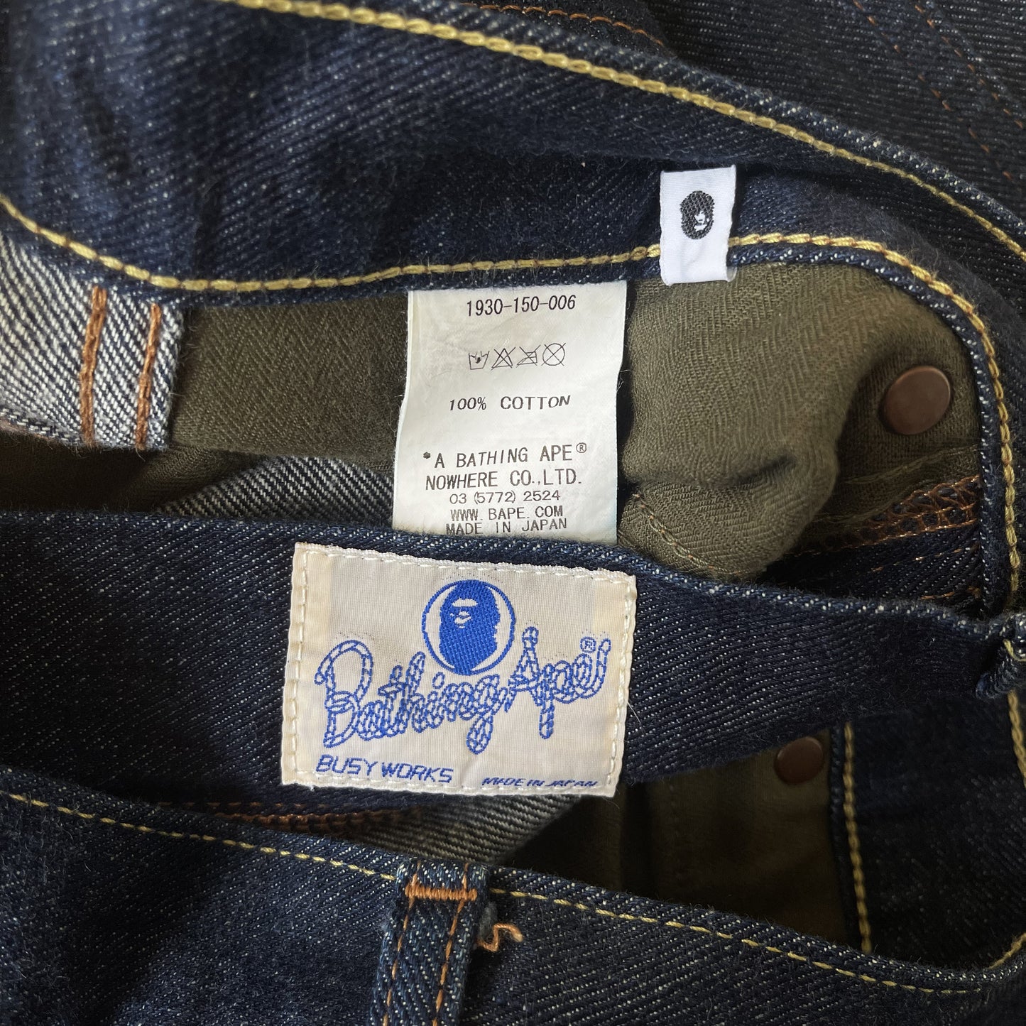 Bape Bapesta Jeans - W30"