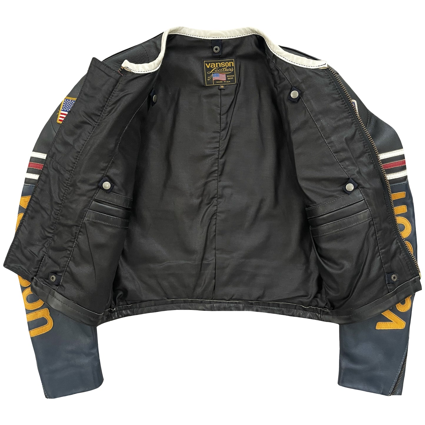 Vanson Leathers One Star Motorcycle Racer Jacket