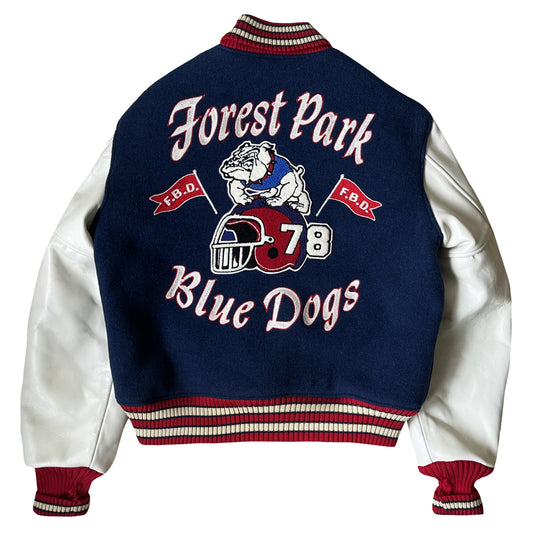 Whitesville 'Forest Park Bull Dogs' Varsity Jacket - XL
