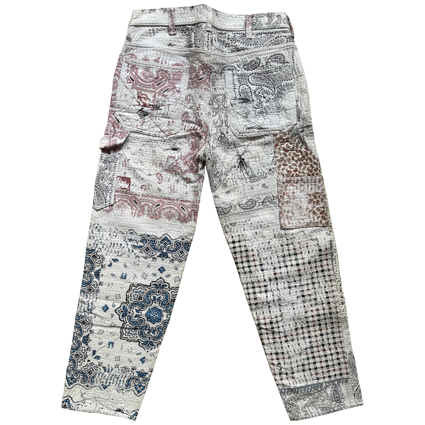 Boro Bandana Sashiko Distressed Jeans - W31"