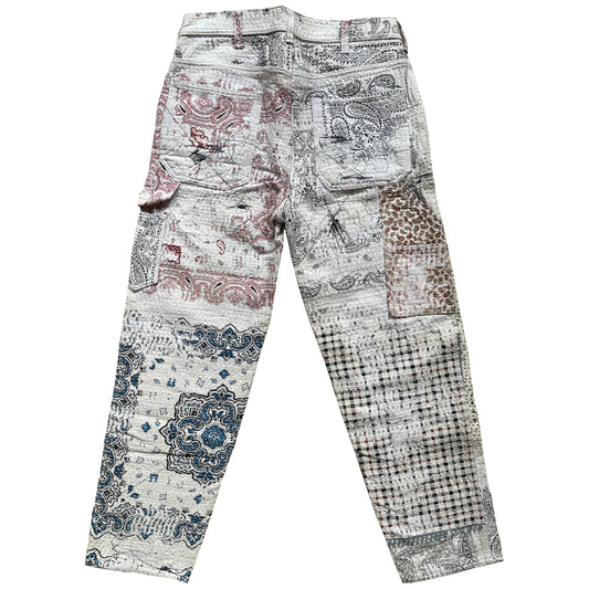 Boro Bandana Sashiko Distressed Jeans - W31"