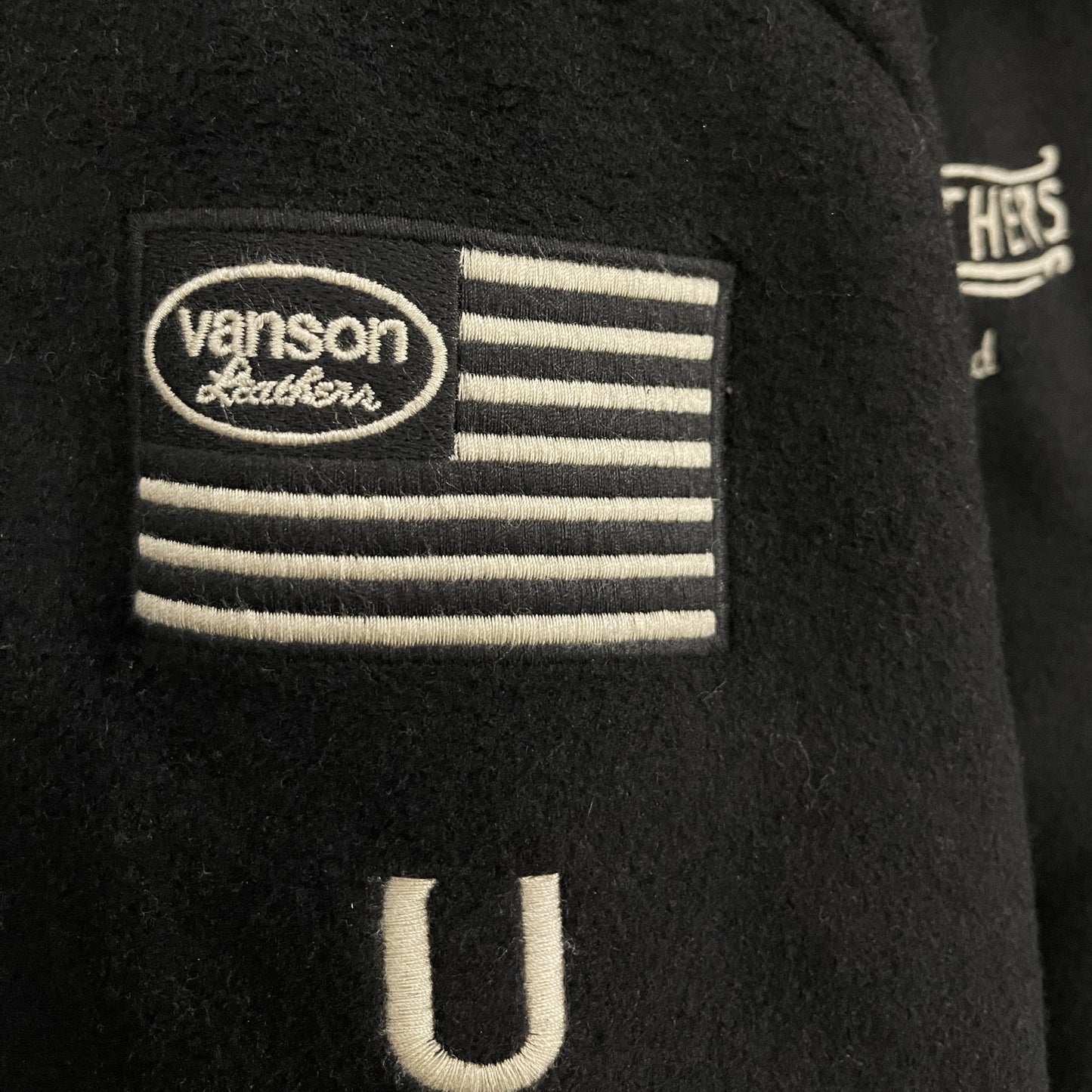 Vanson Leathers Wool Motorcycle Jacket - L