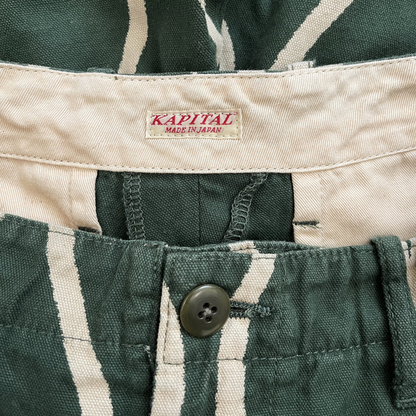 Kapital Drunk Stripe Easy Pants
