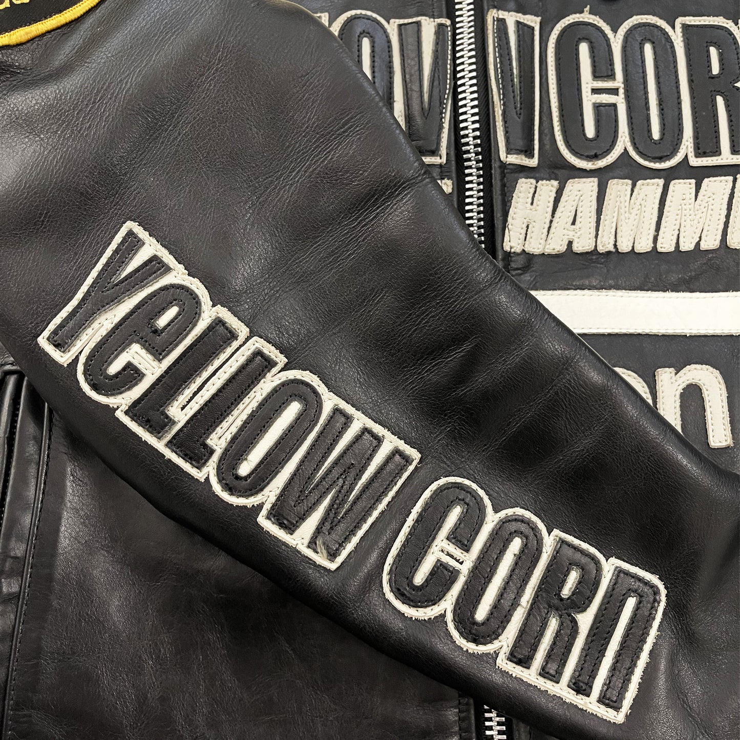Vanson Leathers x Yellow Corn Motorcycle Racer Jacket