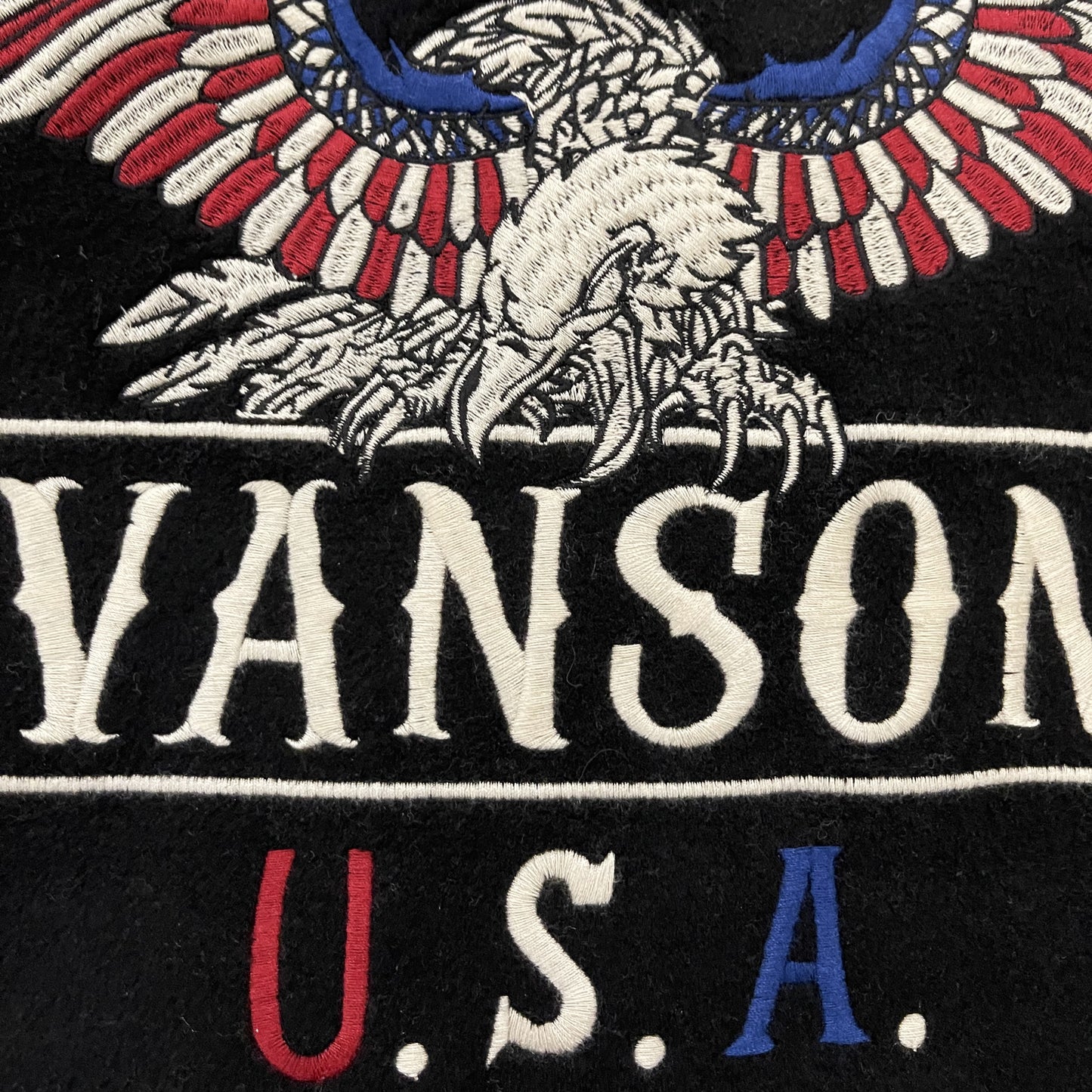 Vanson Leathers Wool Motorcycle Jacket - L