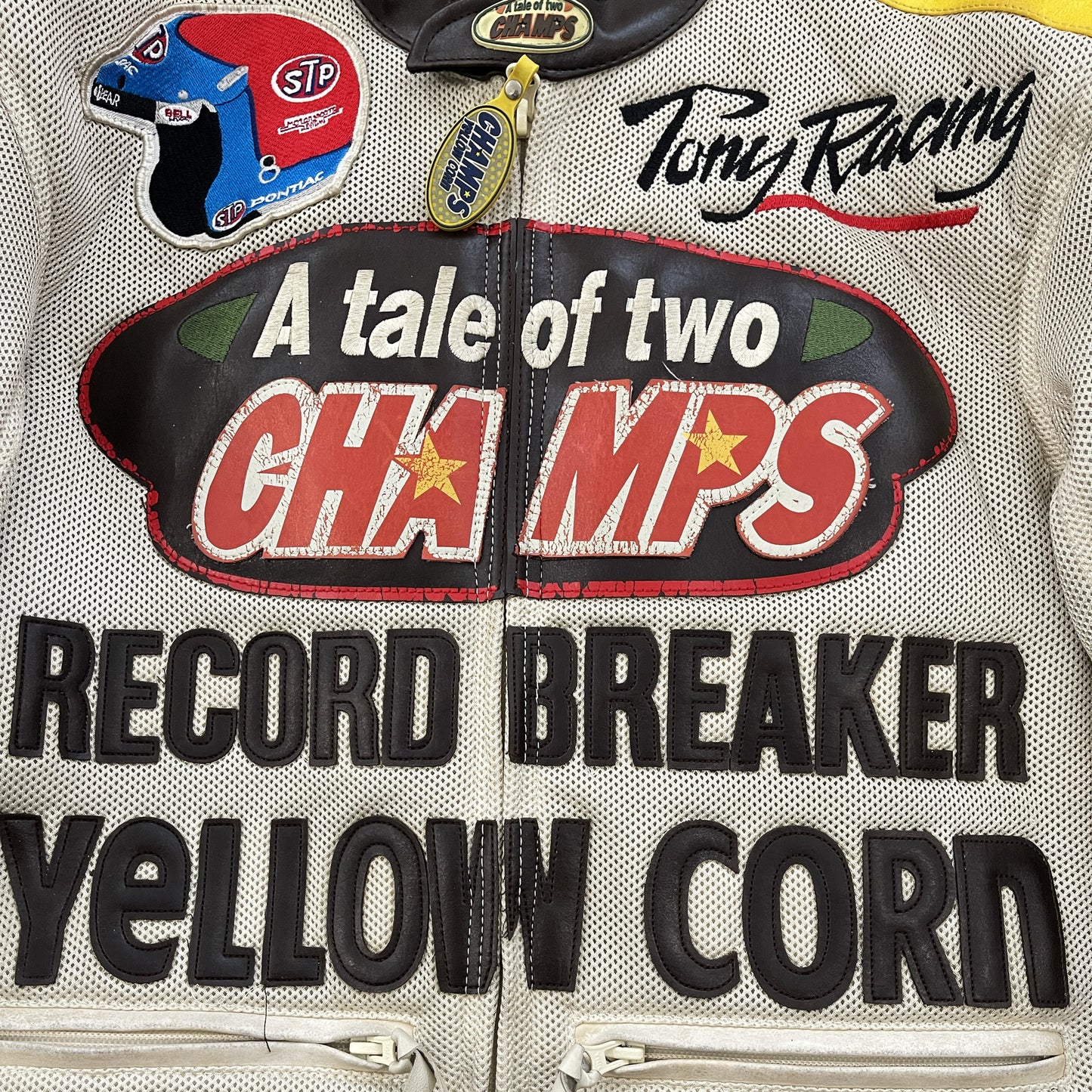 Yellow Corn Motorcycle Racer Jacket