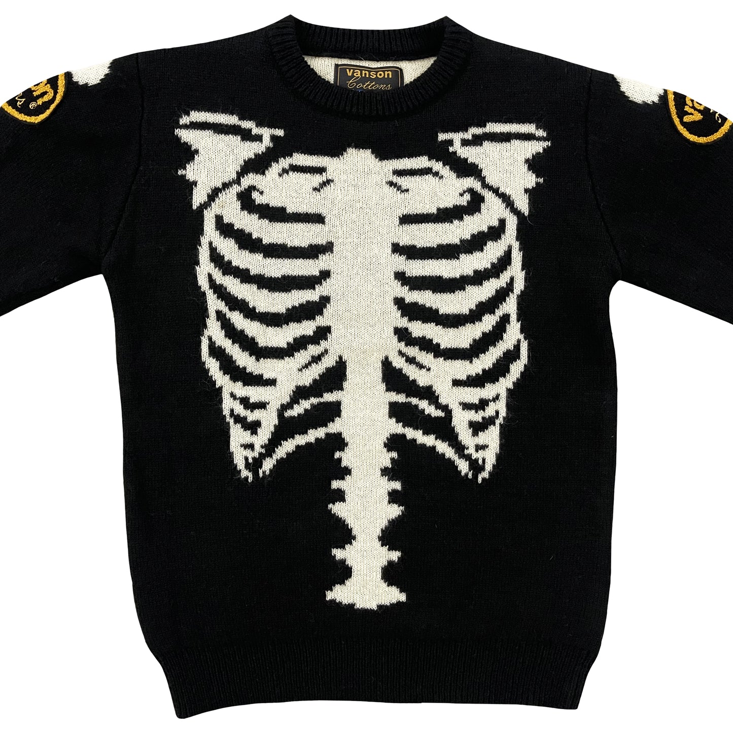 Vanson Leathers Mohair Skeleton Jumper