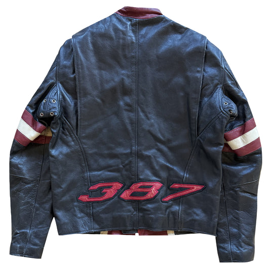 Avirex 387 Leather Racing Jacket - S