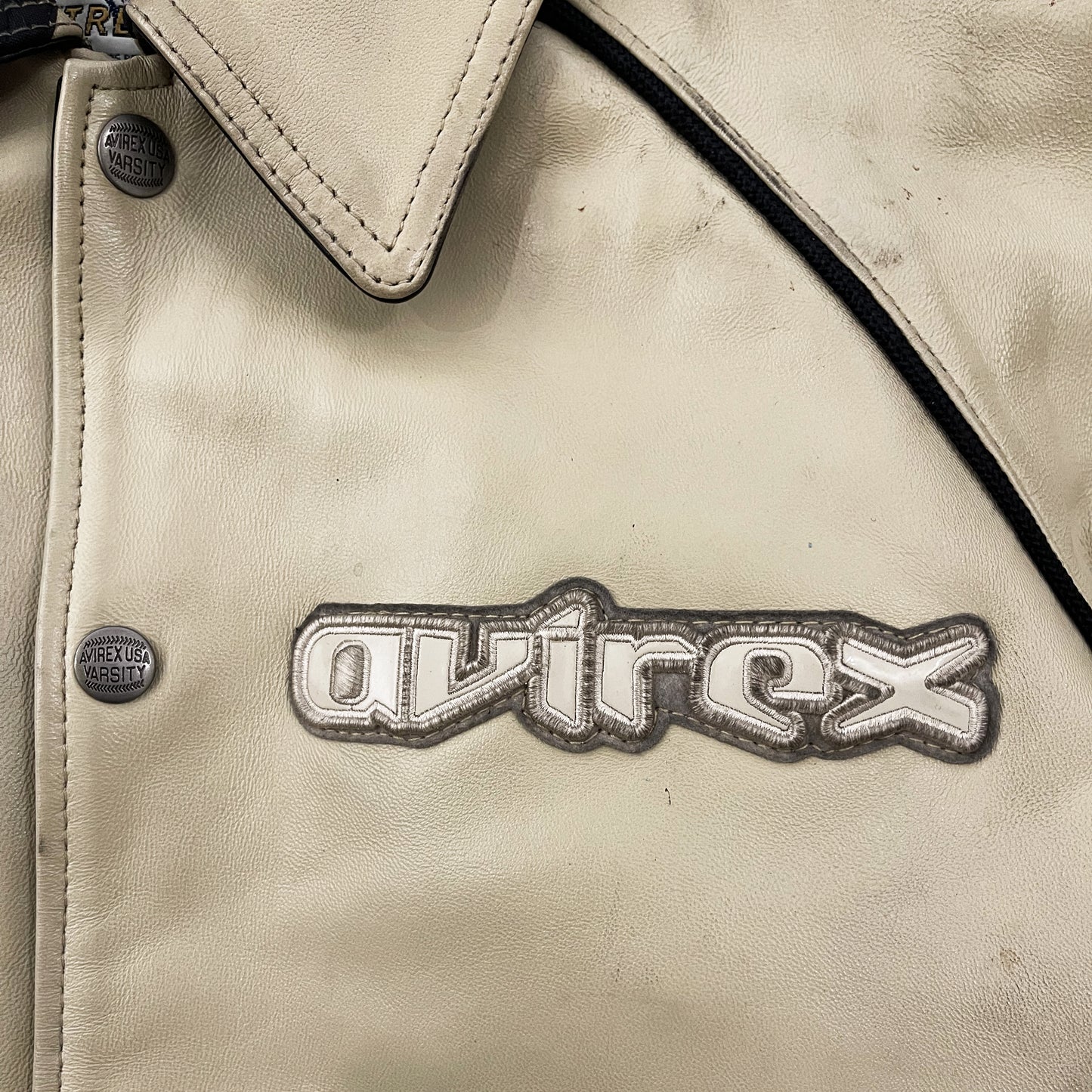 Avirex Leather Varsity Jacket
