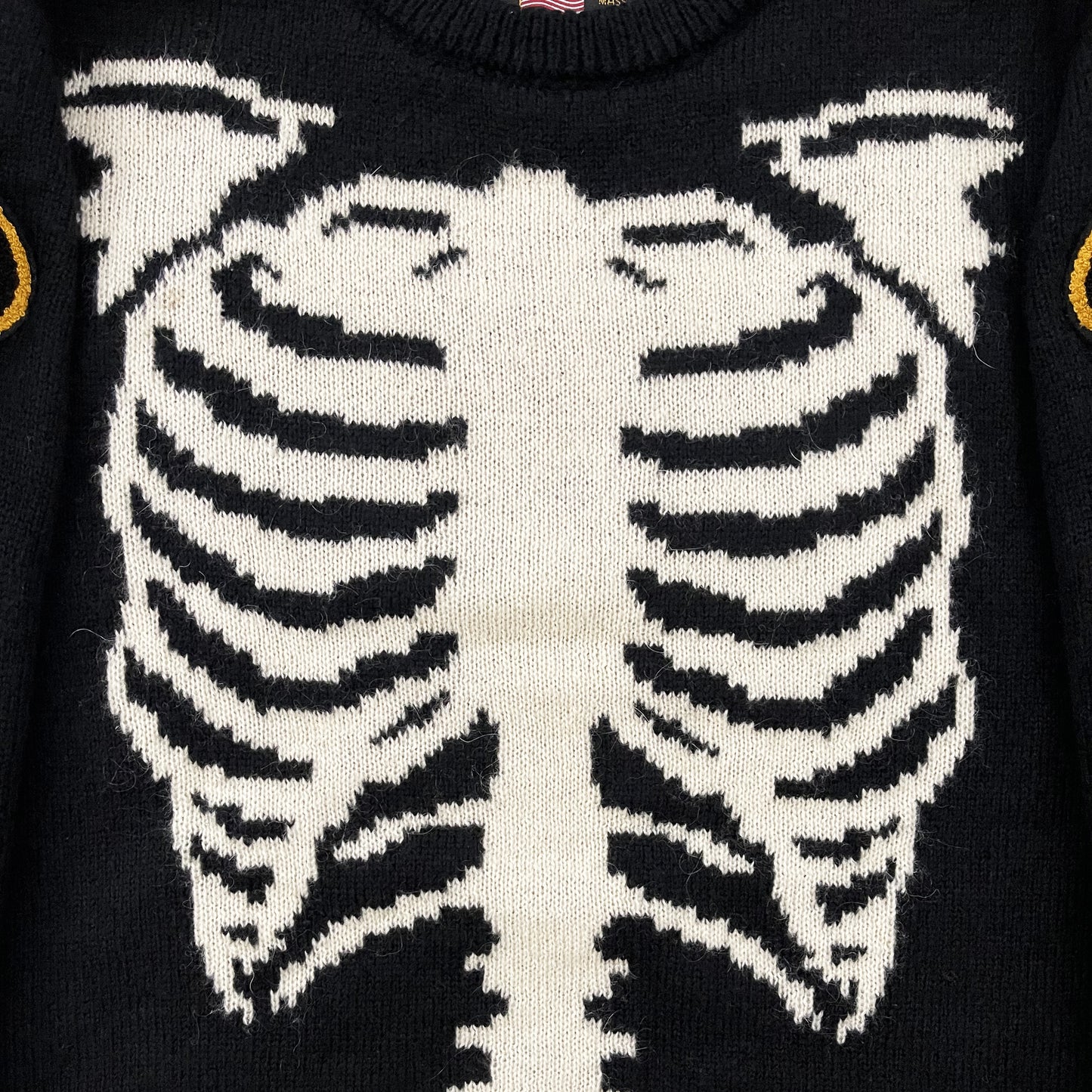 Vanson Leathers Mohair Skeleton Jumper