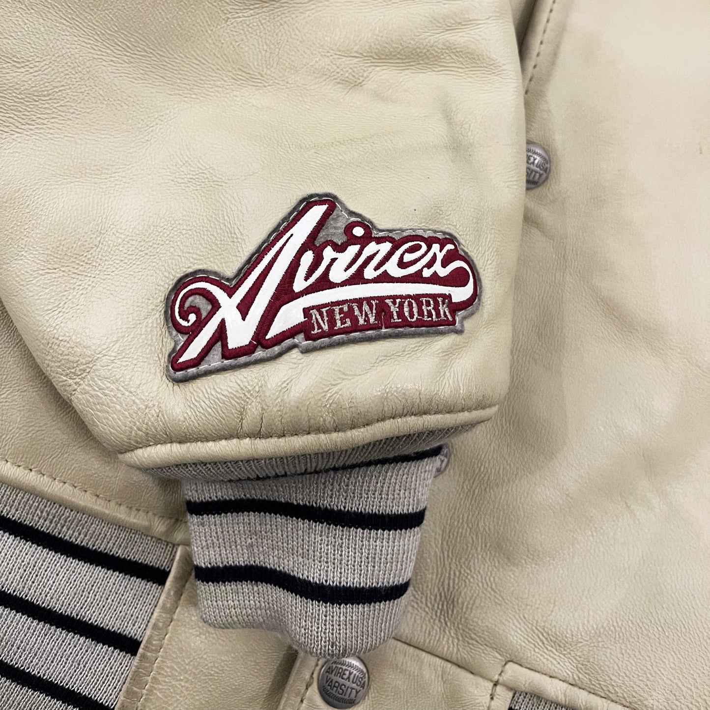 Avirex Leather Varsity Jacket