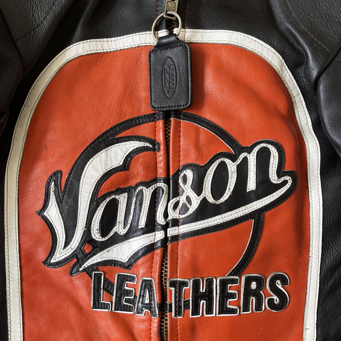 Vanson Leathers Bart Motorcycle Racer Jacket - S