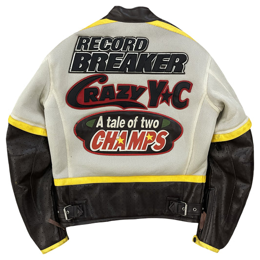 Yellow Corn Motorcycle Racer Jacket